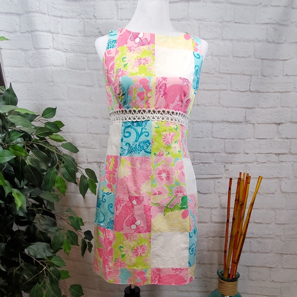 Pastel Lily Pulitzer dress , dress for Nantucket preppy dress sleeveless dress